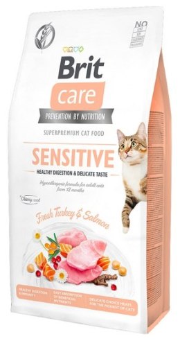 Brit Care Cat Grain Free Sensitive Healthy Digestion & Delicate Taste 7kg