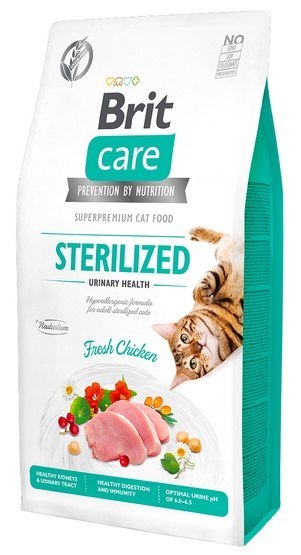 Brit Care Cat Grain Free Sterilized Urinary Health 7kg