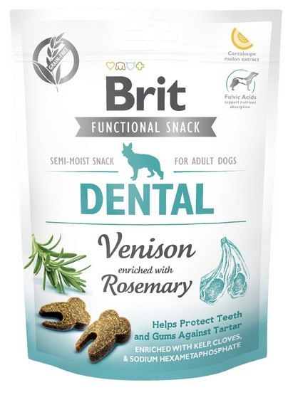 Brit Functional Snack Dental Venison 150g