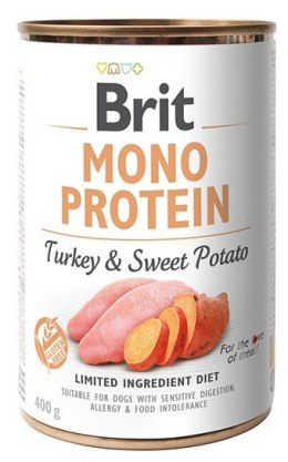 Brit Mono Protein Turkey & Sweet Potato puszka 400g