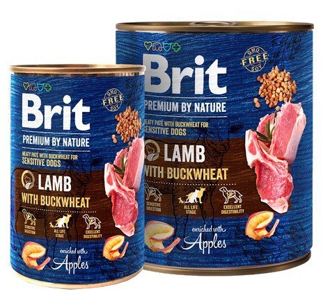 Brit Premium By Nature Lamb & Buckwheat puszka 800g