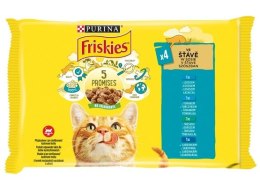 Friskies Mix Rybny w sosie saszetki 4x85g