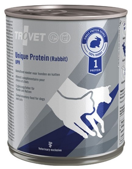 Trovet Unique Protein UPR Królik dla psa i kota puszka 800g