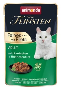 Animonda vom Feinsten Cat Adult Krolik + filet z kurczaka saszetka 85g