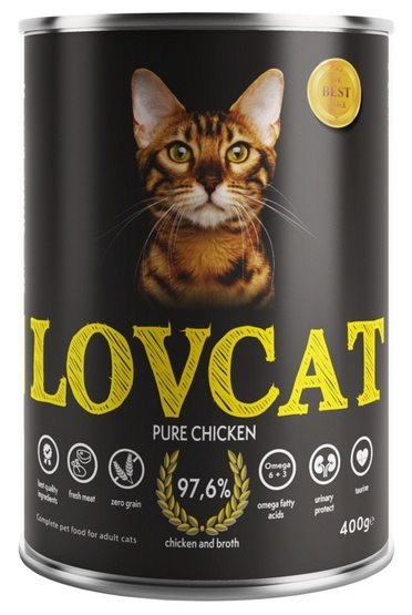 Lovcat Pure Chicken puszka 400g