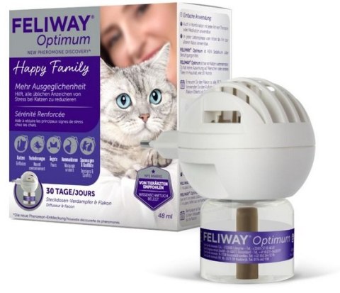 Feliway Optimum - kocie feromony Zestaw Startowy (Dyfuzor+wkład)