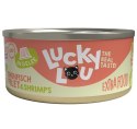 Lucky Lou Extrafood Tuńczyk & Krewetki w galaretce puszka 70g