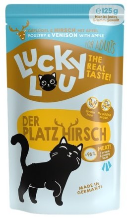 Lucky Lou Lifestage Adult Drób i jeleń saszetka 125g