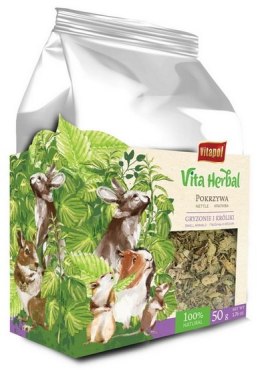 Vitapol Vita Herbal Suszony liść pokrzywy dla gryzoni i królika 50g