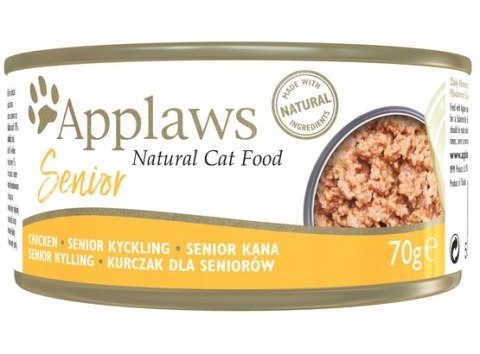 Applaws puszka dla kota Senior kurczak 70g