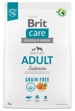 Brit Care Grain Free Adult Small & Medium Salmon 3kg