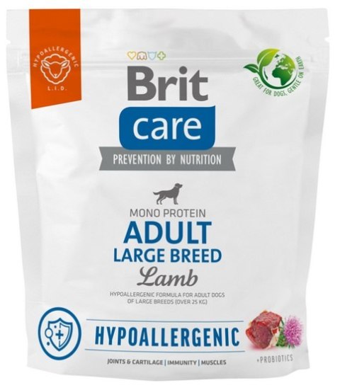 Brit Care Hypoallergenic Adult Large Lamb 1kg