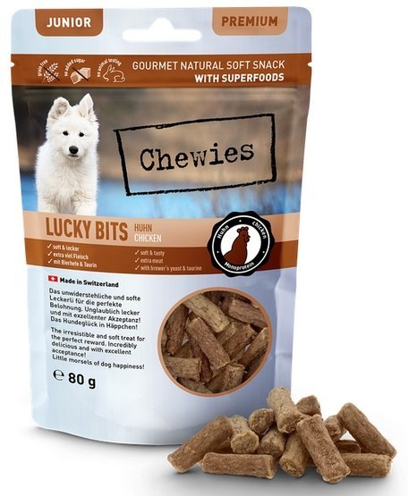 Chewies Lucky Bits Junior Kurczak 80g