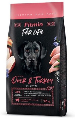 Fitmin Dog For Life Duck & Turkey 12kg