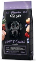 Fitmin Dog For Life Light & Senior 12kg