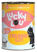 Lucky Lou Lifestage Adult Drób i jagnięcina puszka 400g