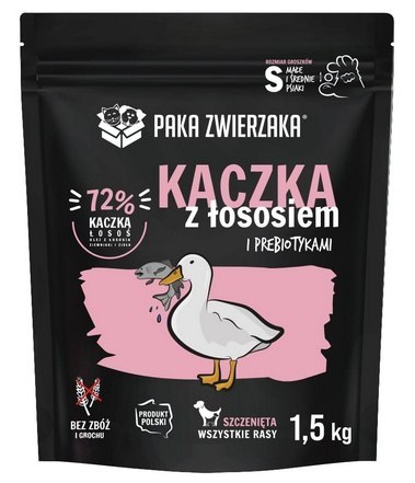 Paka Zwierzaka Seventh Heaven Puppy Kaczka z łososiem 1,5kg