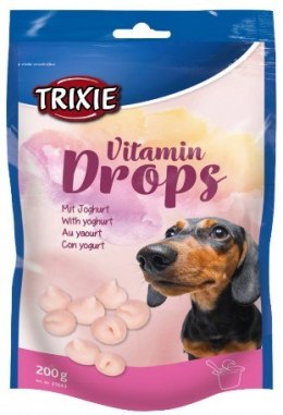 Trixie Dropsy jogurtowe z witaminami dla psa saszetka 200g [31643]