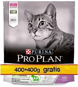 Purina Pro Plan Cat Sterilised Renal Adult Indyk 800g (400+400g gratis)