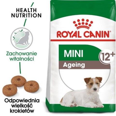 Royal Canin Mini Ageing 12+ karma sucha dla psów dojrzałych po 12 roku życia, ras małych 800g