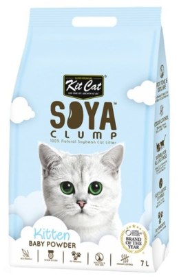 Kit Cat Żwirek ECO SoyaClump Baby Powder 7L / 2,5kg