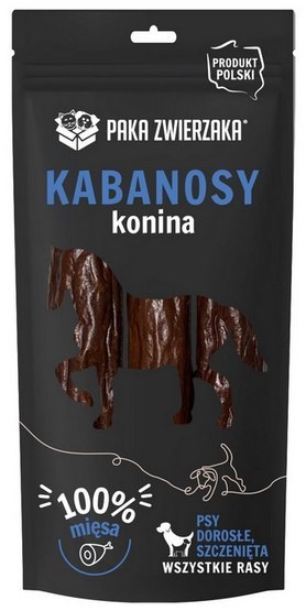 Paka Zwierzaka Kabanosy Konina 3szt 80g