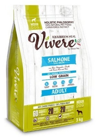 Vivere Dog Medium Adult Salmon 3kg