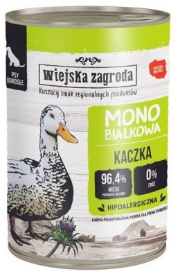 Wiejska Zagroda Monobiałkowa Kaczka puszka 400g