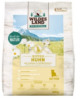 Wildes Land Cat Classic Kitten Huhn 400g