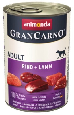 Animonda GranCarno Original Adult Rind Lamm Wołowina + Jagnięcina puszka 400g