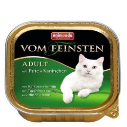 Animonda vom Feinsten Cat Adult z Indykiem i Królikiem tacka 100g