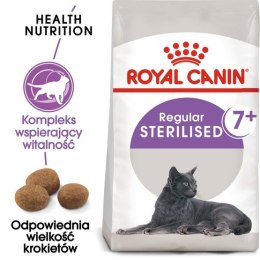 Royal Canin Sterilised 7+ karma sucha dla kotów dorosłych, od 7 do 12 roku życia, sterylizowanych 400g