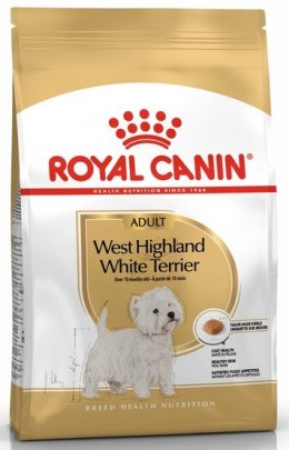 Royal Canin West Highland White Terrier Adult karma sucha dla psów dorosłych rasy west highland white terrier 1,5kg