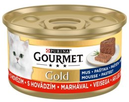 Gourmet Gold Mus z Wołowiną 85g