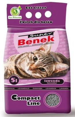 Super Benek Compact Zapachowy Lawenda (ciemny fiolet) 10L