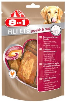 8in1 Fillets Pro Skin & Coat - przekąska dla zdrowej skóry 80g