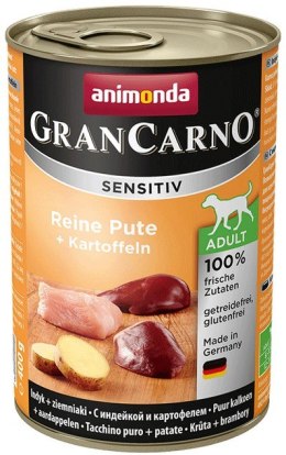 Animonda GranCarno Sensitiv Indyk + ziemniaki puszka 400g