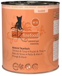 Catz Finefood Classic N.25 Kurczak i Tuńczyk puszka 800g