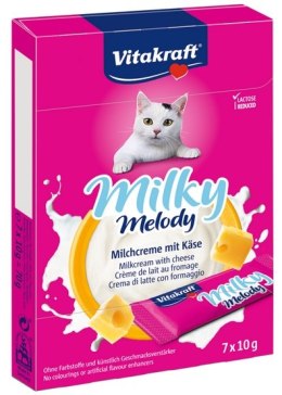 Vitakraft Cat Milky Melody krem z mleka i sera 70g [28819]