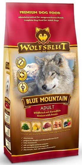 Wolfsblut Dog Blue Mountain dziczyzna i owoce leśne 2kg