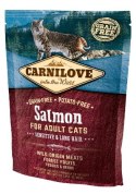 Carnilove Cat Salmon Sensitive & Long Hair - łosoś 400g