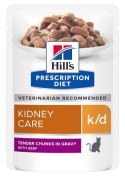 Hill's Prescription Diet k/d Feline Wołowina saszetka 85g