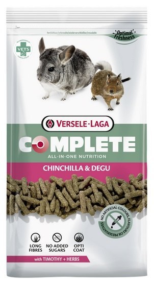 Versele-Laga Chinchilla & Degu Complete pokarm dla szynszyli i koszatniczki 8kg