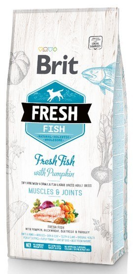 Brit Fresh Dog Adult Large Fish & Pumpkin 12kg