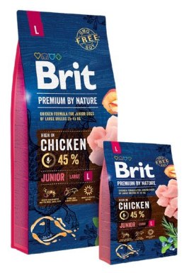 Brit Premium By Nature Junior L Large 15kg