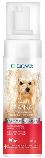 Eurowet Szampon do mycia na sucho - pianka 150ml